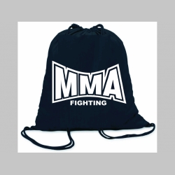 MMA Fighting ľahké sťahovacie vrecko ( batôžtek / vak ) s čiernou šnúrkou, 100% bavlna 100 g/m2, rozmery cca. 37 x 41 cm